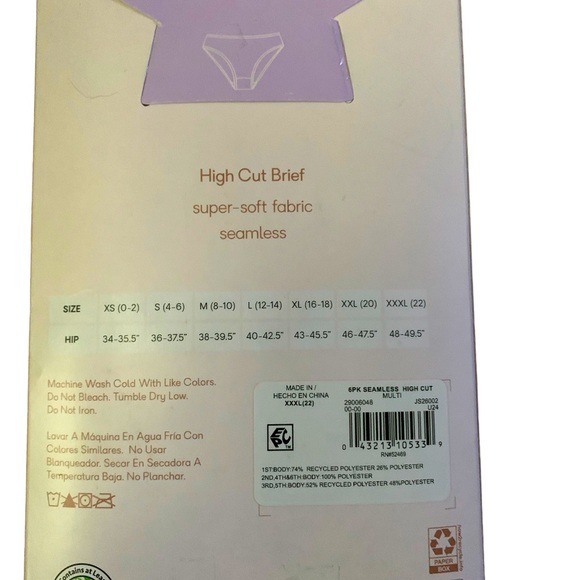 ❤️NWT UNOPENED BOXES-JOYSPUN (6) PAIRS OF UNDERWEAR VARIOUS SIZES! SEE BELOW!❤️ - Picture 6 of 13